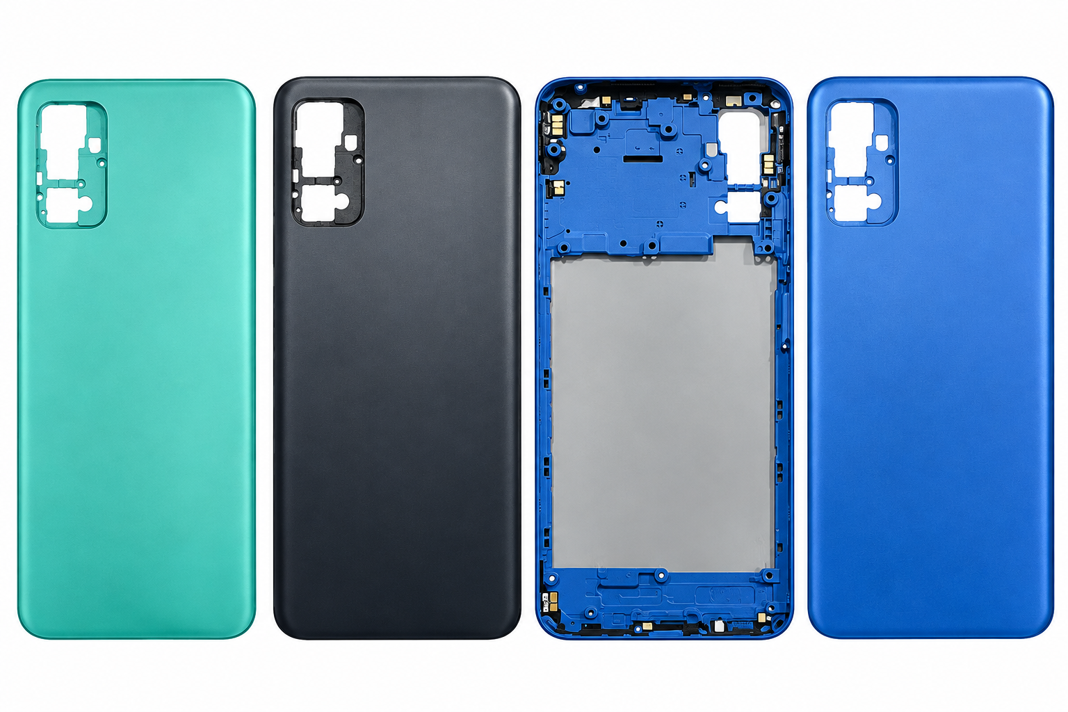 Compatible Replacement for Redmi Note 10 5G Full Housing Body – Green, Black & Blue
